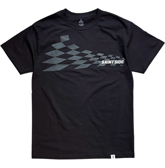 2026 World Cup Croatia Check Tshirt Check Wave Black with Grey IN STOCK