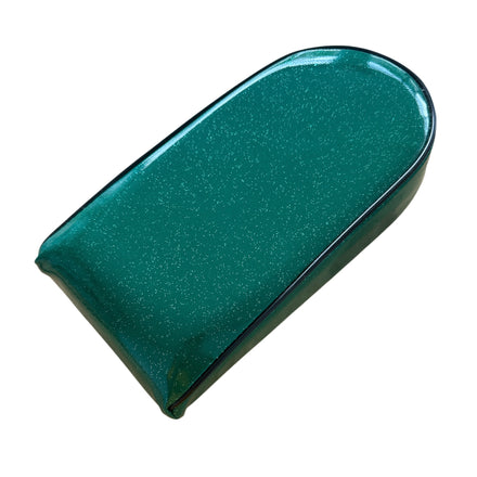 Sissy Bar Back Cushion Vinyl Glitter Green