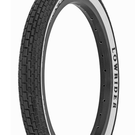 Tyre Duro 16" x 1.75" Black/White Side Wall Lowrider Raised Letter HF-120A