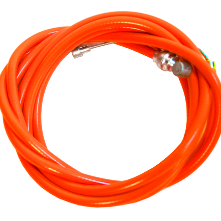DRS Brake Cable Inner & Outer, 1.6mm x 1500mm Length Universal Orange