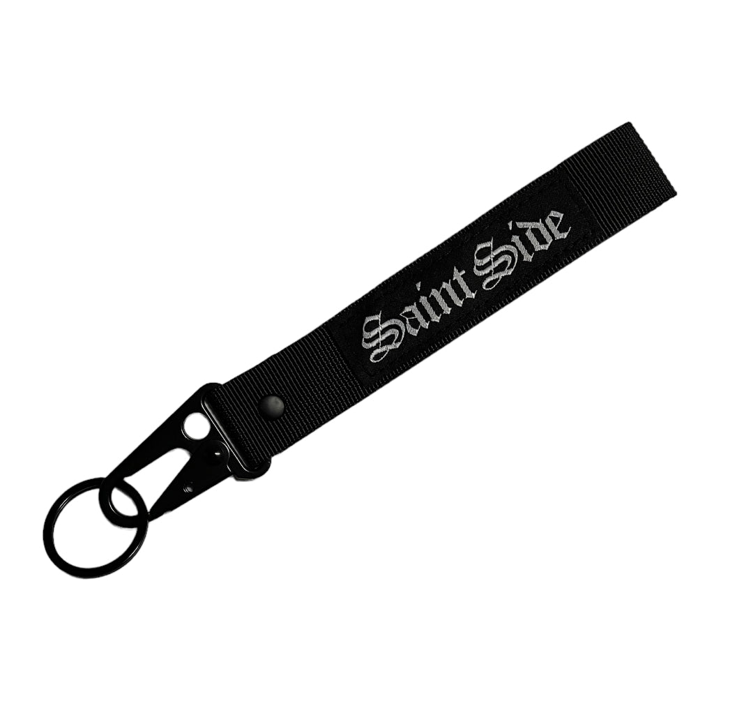 Saint Side - Old English Carabiner Strap Black