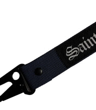 Load image into Gallery viewer, Saint Side - Old English Carabiner Strap Navy
