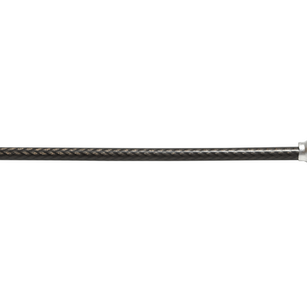 Slick Braided Brake Cable Inner & Outer, 1.6mm x 1500mm Length Drum Pear End Black