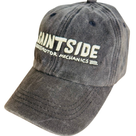 Motor Mechanics Washed Cap Black