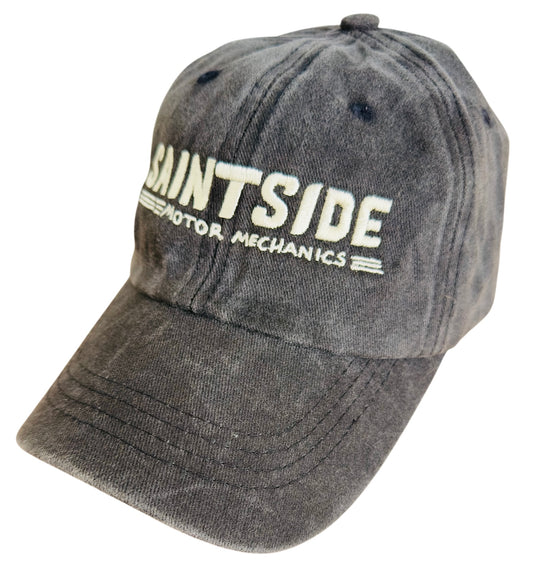 Motor Mechanics Washed Cap Black