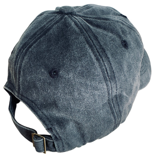 Motor Mechanics Washed Cap Black