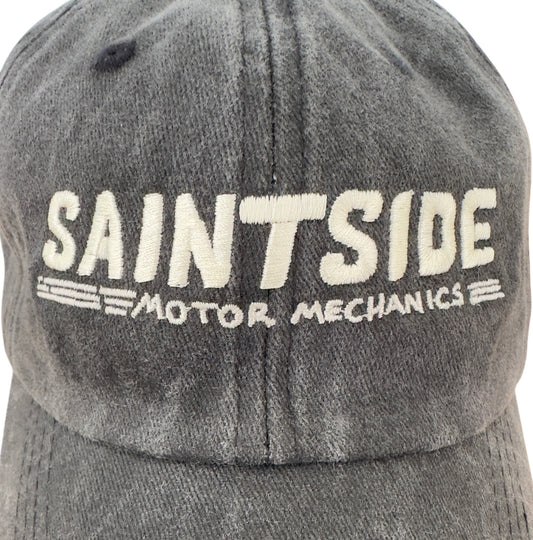 Motor Mechanics Washed Cap Black