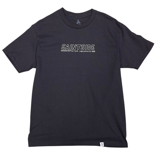 Saint Side Motor Mechanics Tshirt Black