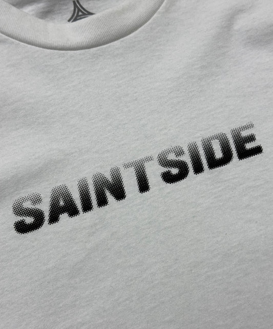 Gradient Saint Side Logo Tshirt White