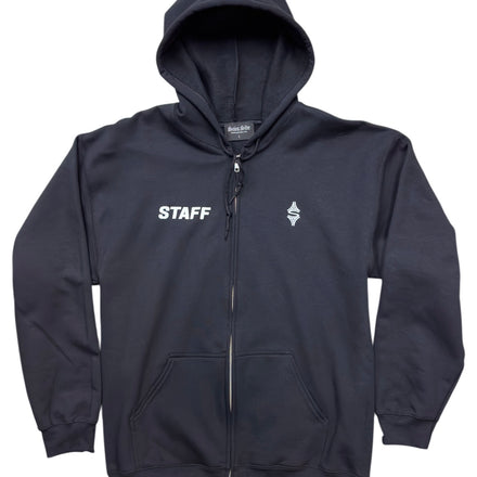 2025 STAFF Zip Up Hoodie Black
