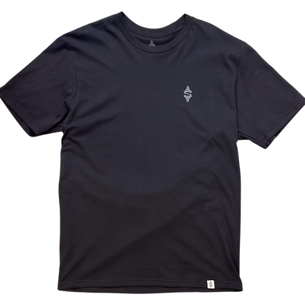 2025 All Roads Suede Touch Tshirt Black