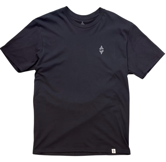 2025 All Roads Suede Touch Tshirt Black