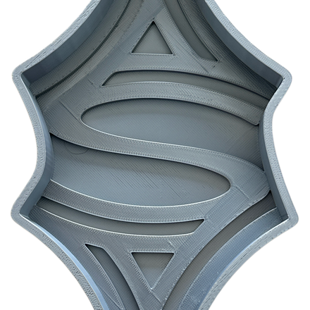 All Roads 3D Printed Throw Tray Regular Silk Silver