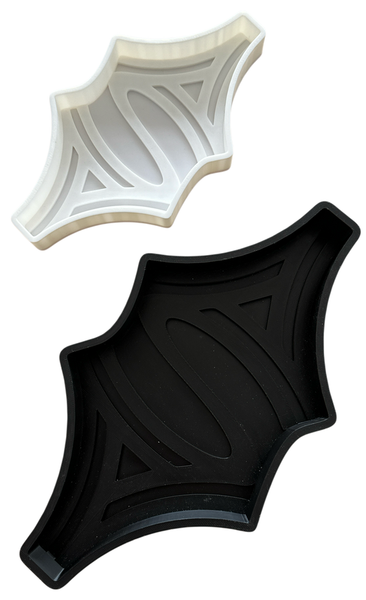 All Roads 3D Printed Throw Tray Large Black