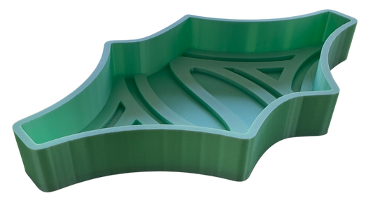 All Roads 3D Printed Throw Tray Regular Silk Light Green