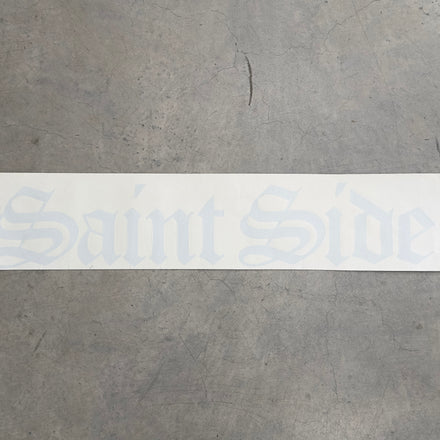 Old English Vinyl Sticker White 770mm