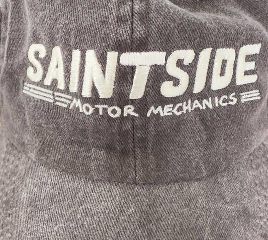 Saint Side Motor Mechanics Washed Cap Brown