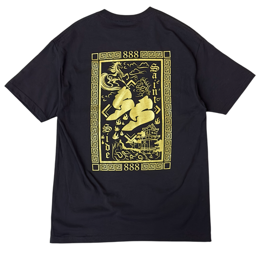 Saint Side Year of the Horse Tshirt Black - Preorder Open til 17th Feb