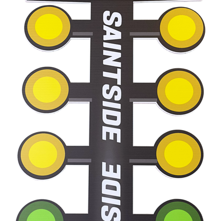 Saint Side 17th Show & Shine Corflute Drag Racing Start Light - 500mm width x 1200mm height