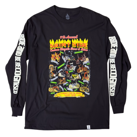 Saint Side 17th Show & Shine Long Sleeve Black