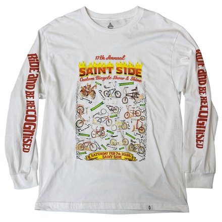 Saint Side 17th Show & Shine Long Sleeve White