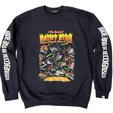 Saint Side 17th Show & Shine Crewneck Black