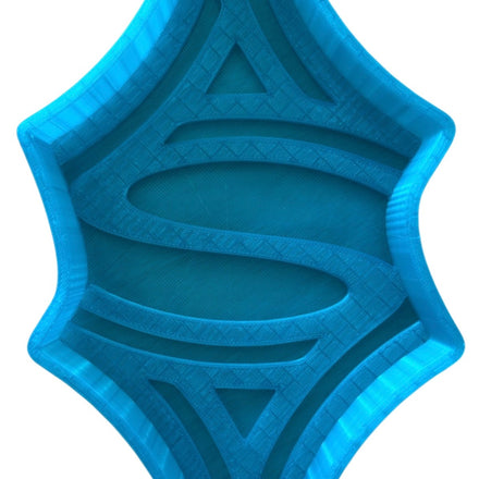 All Roads 3D Printed Throw Tray Regular Translucent Teal