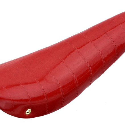 20" Banana Saddle Seat Vinyl Sparkle Red