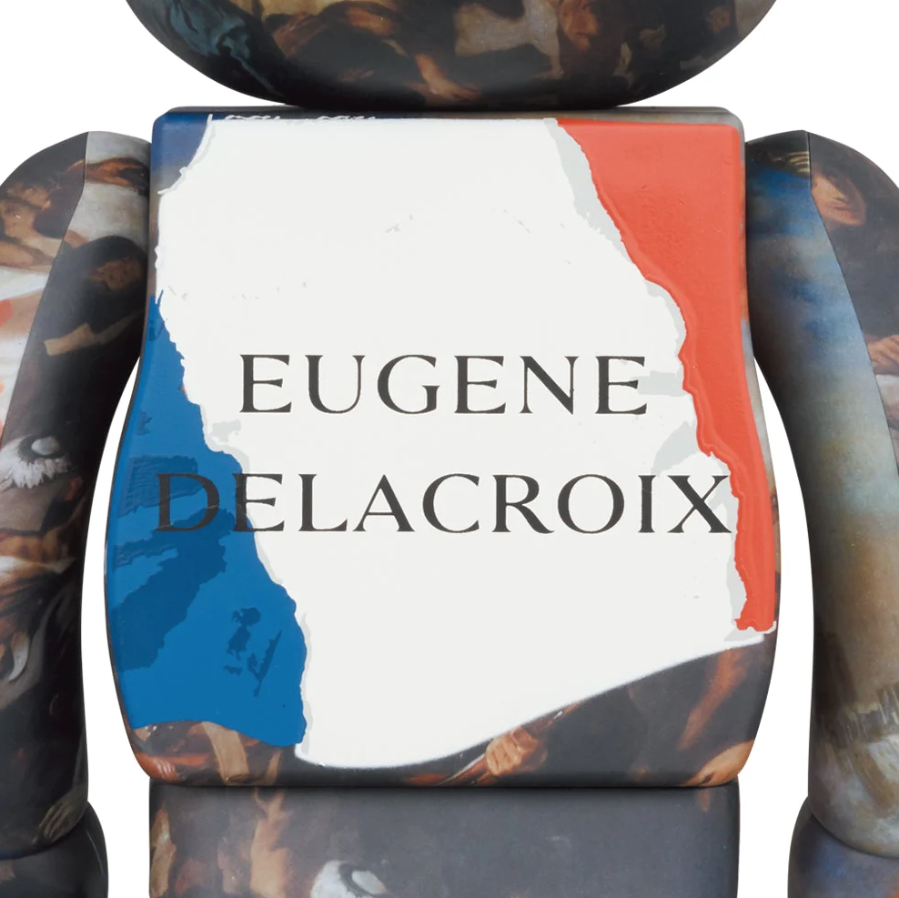 BE@RBRICK 100% & 400% Eugene Delacroix Liberty Leading the