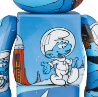 Medicom Toy BE@RBRICK - The Smurfs "Astrosmurf" 100% & 400% Bearbrick