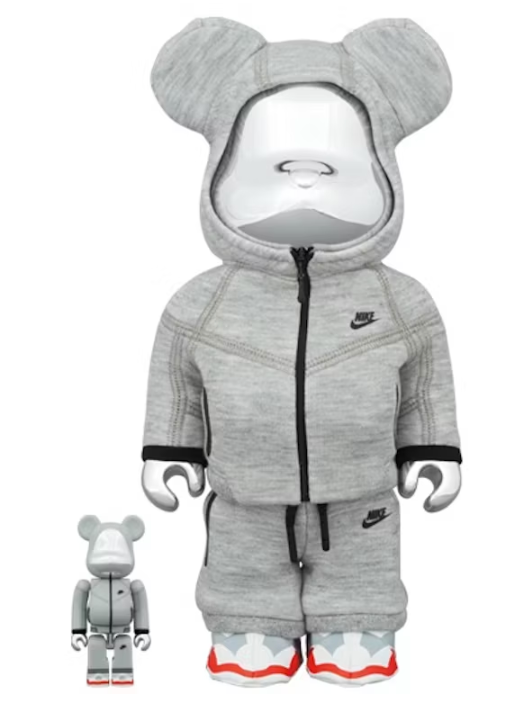 Medicom Toy BE@RBRICK - Nike Tech Fleece N98 100% & 400% Bearbrick