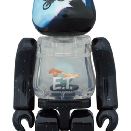 Medicom Toy BE@RBRICK - E.T. Light Up Version 100% & 400% Bearbrick