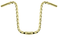All Square Twisted Handlebar 13" Gold