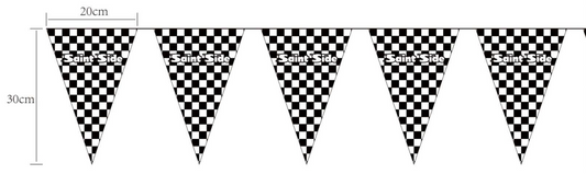 Saint Side SSpeed Logo Checker Bunting - Huge 10m long