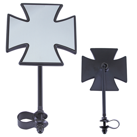 Iron Cross Mirror Black