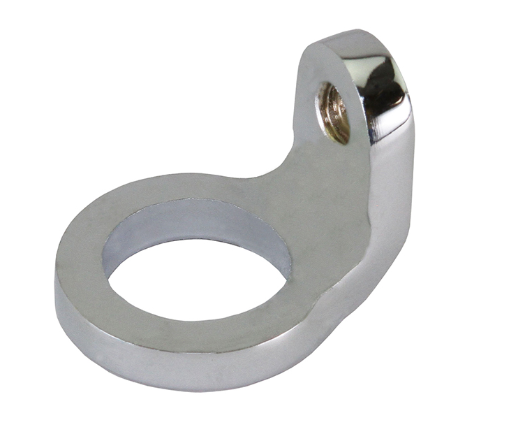 90 Degree Spring Fork Ring Chrome