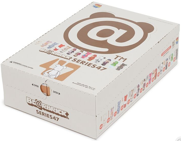 Medicom Toy 100% Bearbrick - Series 47 - Sealed Box of 24 Be@rbrick