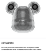 Medicom Toy BE@RBRICK - RINARO ISODYNAMICS 400% Portable Bluetooth Speaker Black Aurora