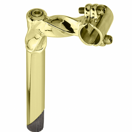 Twisted Stem 22.2mm with 2 Bolt Gold