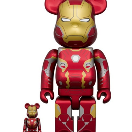 Medicom Toy BE@RBRICK - Iron Man Mark 45 100% & 400%