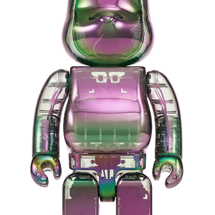 Medicom Toy BE@RBRICK - RINARO ISODYNAMICS 400% Portable Bluetooth Speaker Black Aurora
