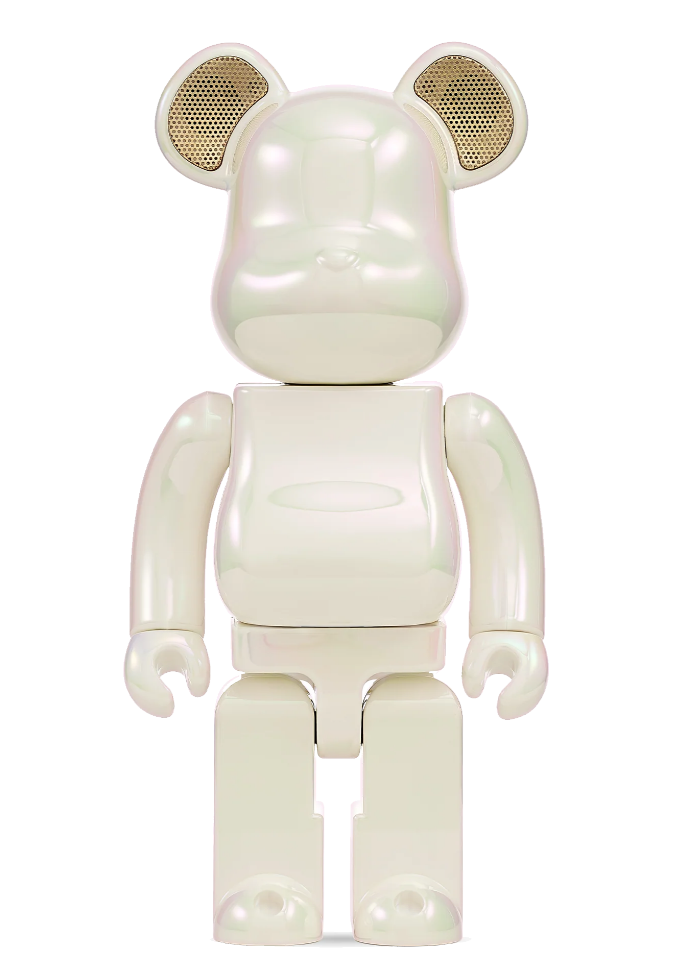 Medicom Toy BE@RBRICK - RINARO ISODYNAMICS 400% Portable Bluetooth Speaker Pearl Mirage