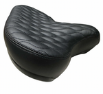 Beach Cruiser Saddle Quilted Vinyl Dual Comfort Spring