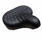Beach Cruiser Saddle Quilted Vinyl Dual Comfort Spring