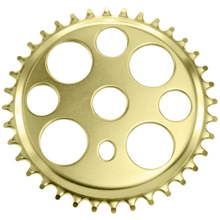 36T Lucky 7 Chainring Gold