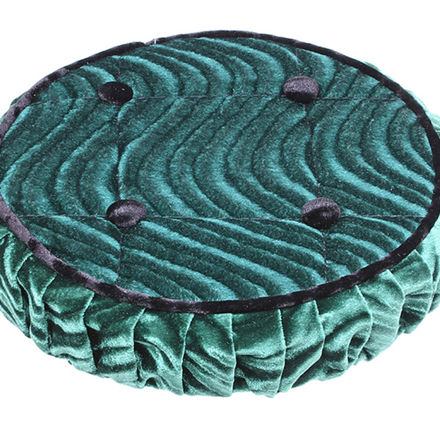 Lowrider Steering Wheel Cover Velour Green