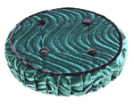 Lowrider Steering Wheel Cover Velour Green