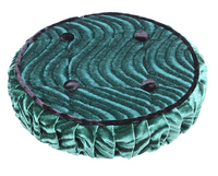 Lowrider Steering Wheel Cover Velour Green