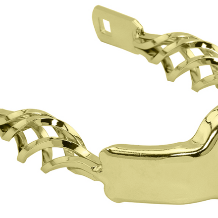 Spring Fork Cage Twisted Extended Crown Gold
