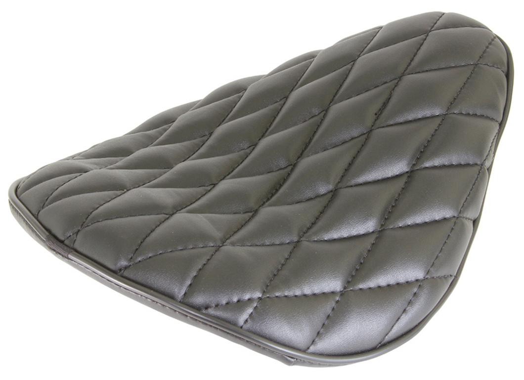 Retro Style Diamond Saddle Black